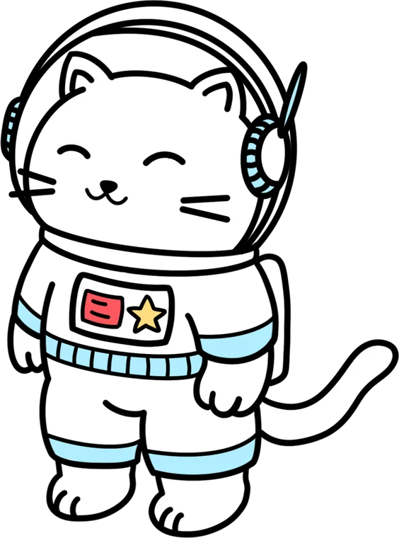 欣宇宙吉祥物 — 太空貓船長